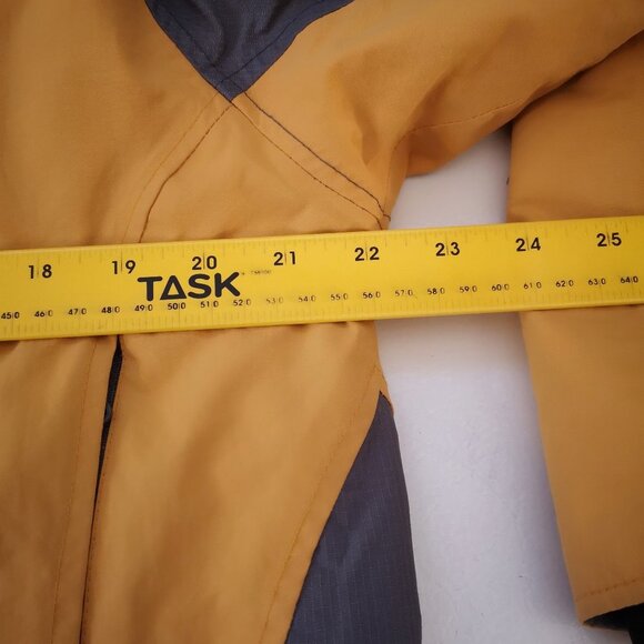 Outer Boundary Smartech Ladies Size Medium Gold & Grey Jacket with Packable Hood - Picture 12 of 15